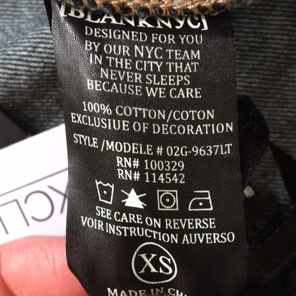 [BLANKNYC] embroidered denim jacket SIZE XS - Picture 14 of 15